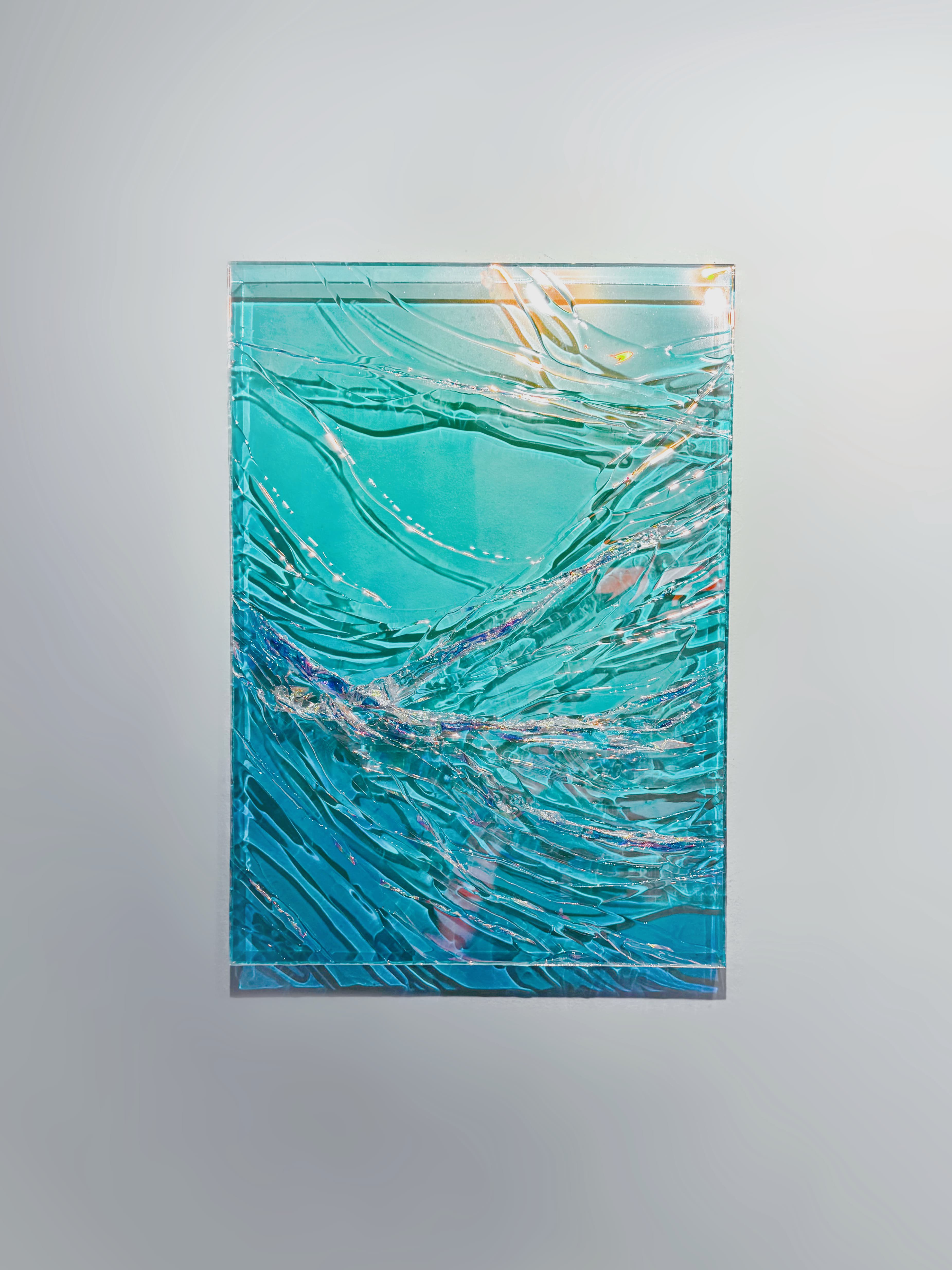 Sonho 49 (II) by Anny Schäfer, 2026, epoxy resin on acrylic, 70 × 50 cm