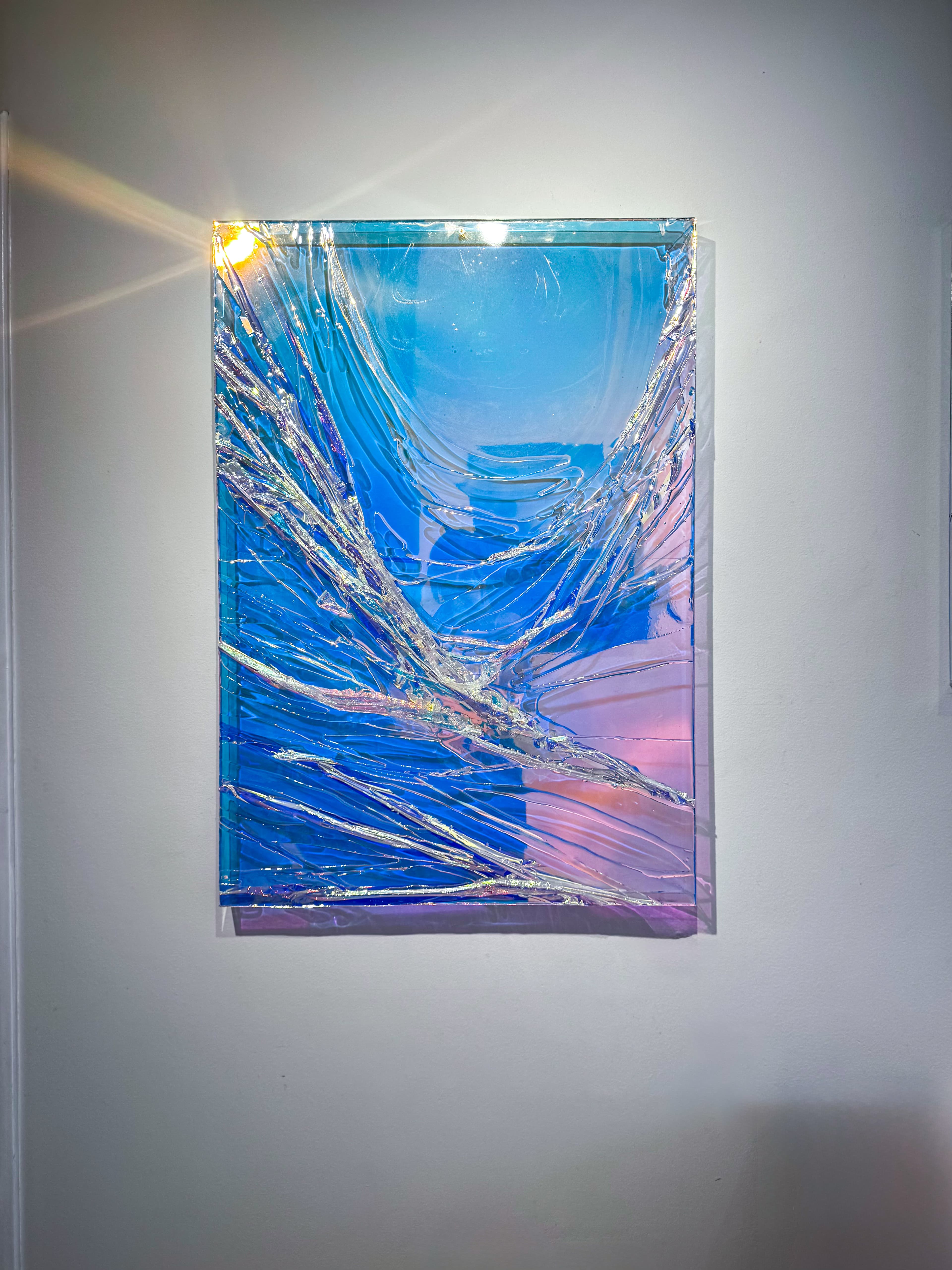 Sonho 23 by Anny Schäfer, 2025, epoxy resin on acrylic, 100 × 70 cm